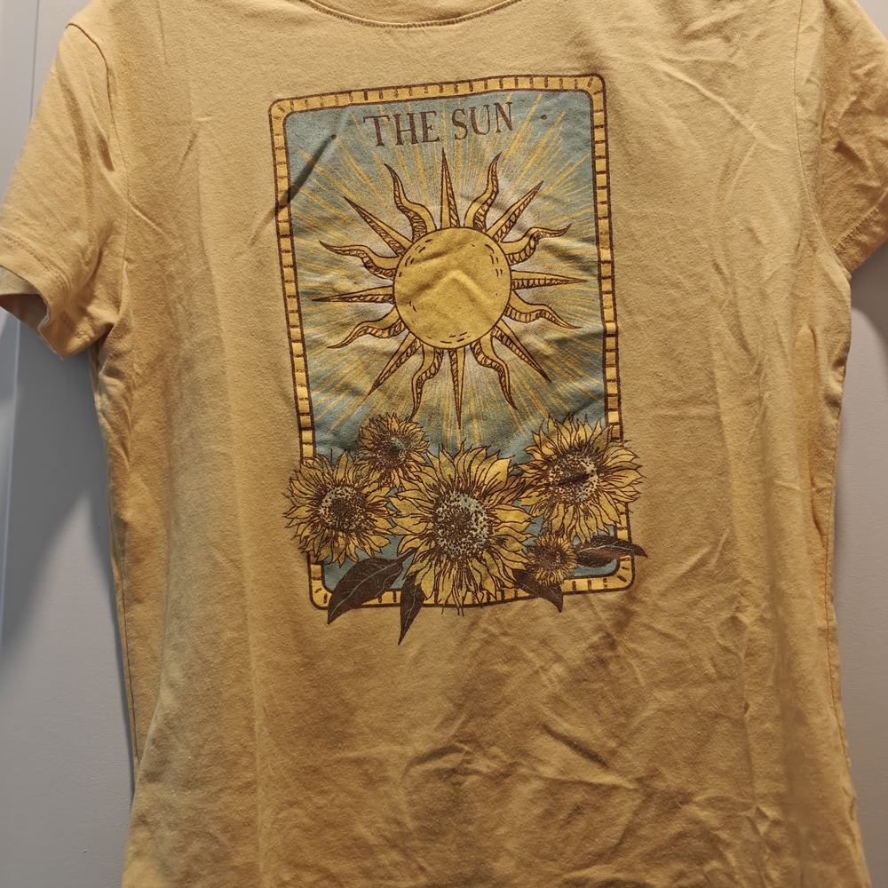 Yellow Sunflower Graphic Tee
